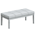 Elegant Lacey Tufted Ottoman Bench 3D model small image 3