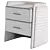 Elegant Charla Nightstand Finerne 3D model small image 4