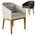 Restoration Hardware Morgan Dining Chair 3D model small image 1