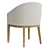 Restoration Hardware Morgan Dining Chair 3D model small image 3
