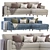 Modern Madison Chaise Sectional 2013 3D model small image 3