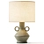 Sleek Ceramic Table Lamp 3D model small image 1