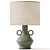 Sleek Ceramic Table Lamp 3D model small image 2