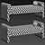 Urban Oasis Seating Bench 3D model small image 6