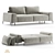 Convertible Sofa Trento Idealbeds 3D model small image 1