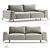 Convertible Sofa Trento Idealbeds 3D model small image 2