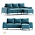 Trento Corner Sofa by Idealbeds 3D model small image 2