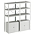 IKEA Storage Shelf with Cabinets 3D model small image 2