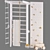 Kid's Wooden Climbing Wall Set 3D model small image 3