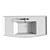 Elegant Olney Wall-Mount Sink 3D model small image 3