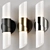 Angular Modern Wall Sconce 3D model small image 4