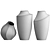 Handcrafted Ceramic Vase 3D model small image 7