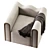 Modern Design Camarat Armchair 3D model small image 5