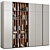 Modular Minimalist Style Wardrobe 3D model small image 2