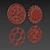 Ornament Pack 3D Max Elements 3D model small image 6