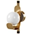 Sleek Palm Springs Wall Lamp 3D model small image 1