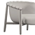 Contemporary Elegance Cleo Armchair 3D model small image 6