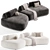 Eichholtz Residenza Modern Modular Sofa 3D model small image 1