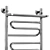 Aquanerzh Zigzag Towel Warmer with Shelf 3D model small image 3