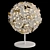 Porcelain Bouquet Table Lamp 3D model small image 1