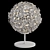 Porcelain Bouquet Table Lamp 3D model small image 2