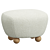 Animal-Inspired Cozy Ottoman 3D model small image 1