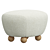 Animal-Inspired Cozy Ottoman 3D model small image 2