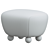 Animal-Inspired Cozy Ottoman 3D model small image 3