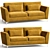 Classic ISLA Sofa 3-Seater 3D model small image 1