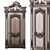 Baroque Style Classic Door 3D model small image 1