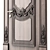 Baroque Style Classic Door 3D model small image 4