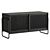 Stylish Low Media Console, 8192x8192 UVs 3D model small image 1