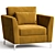 Modern Isla Armchair Design 3D model small image 1