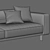  Stylish Ditre Italia Chaise Sofa 3D model small image 4