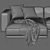  Stylish Ditre Italia Chaise Sofa 3D model small image 5