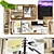 Professional Office Decor Set 3D model small image 2