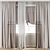 Versatile Curtain 3D Model Set 3D model small image 1