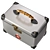 Bamboo-Handled Vanity Case: Luxurious Essentials 3D model small image 4