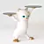 Modern Kitty Side Table By Lula 3D model small image 2