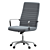 Elegant Gray Mid Back Chair 3D model small image 2