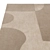 Beige YUKA Rug with Displacement Technology 3D model small image 4