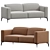 Modern Comfort Zurich Sofa Boconcept 3D model small image 1