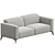 Modern Comfort Zurich Sofa Boconcept 3D model small image 3