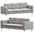 Personalised Comfort INDIVI Sofa 3D model small image 1