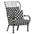 PARKER RATTAN ACCENT CHAIR 3D model small image 6