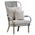 PARKER RATTAN ACCENT CHAIR 3D model small image 7