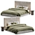 Modern Low Profile King Bed 3D model small image 4