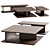 Sleek HUGO Coffee Table Collection 3D model small image 1