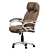 Elegant Caramel Brown Executive Office Chair 3D model small image 2