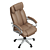 Elegant Caramel Brown Executive Office Chair 3D model small image 4